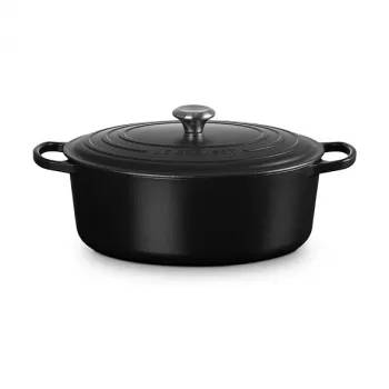 Le Creuset Signature braadpan zwart ovaal 33 cm