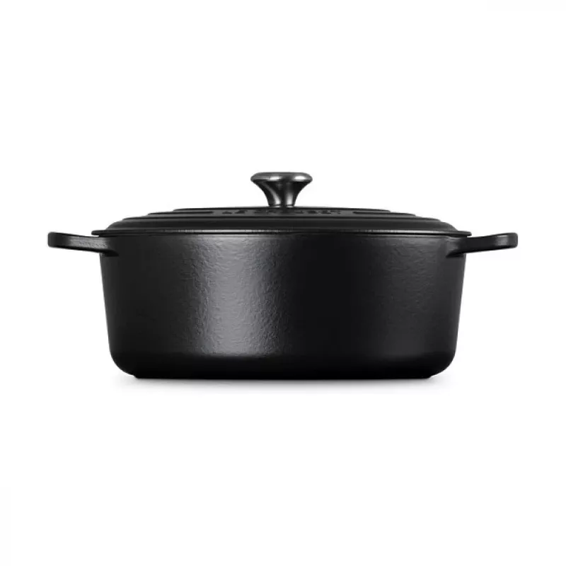 Le Creuset Signature braadpan zwart ovaal 33 cm