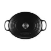 Le Creuset Signature braadpan zwart ovaal 33 cm