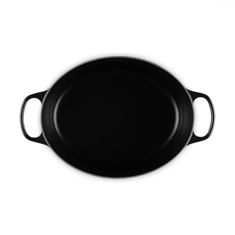 Le Creuset Signature braadpan zwart ovaal 33 cm