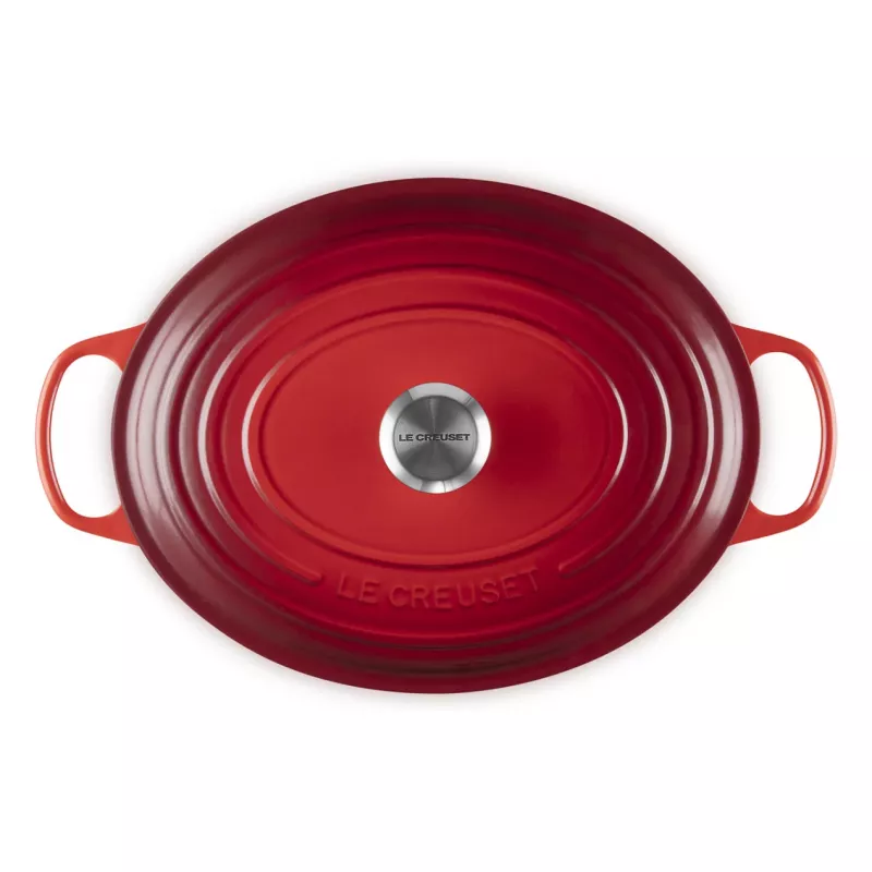 Le Creuset Signature ovale braadpan kirschrot 33 cm