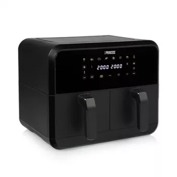 Airfryer Princess 1.182068.01.001 dubbele heteluchtfriteuse 8 L 2400 W 220 °C touch LED (zwart)