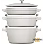 Staub La Cocotte 4,2 L ronde gietijzeren braadpan-auflaufform