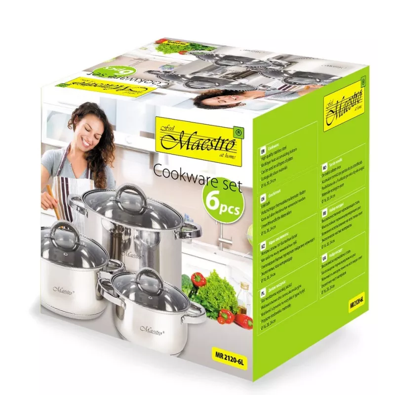 Maestro MR-2120-6L A set met 6 pannen