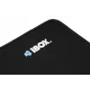 Muispad IBOX AURORA zwart model IMPG4 met 850 mm lengte en 580 mm breedte, 3 mm dikte