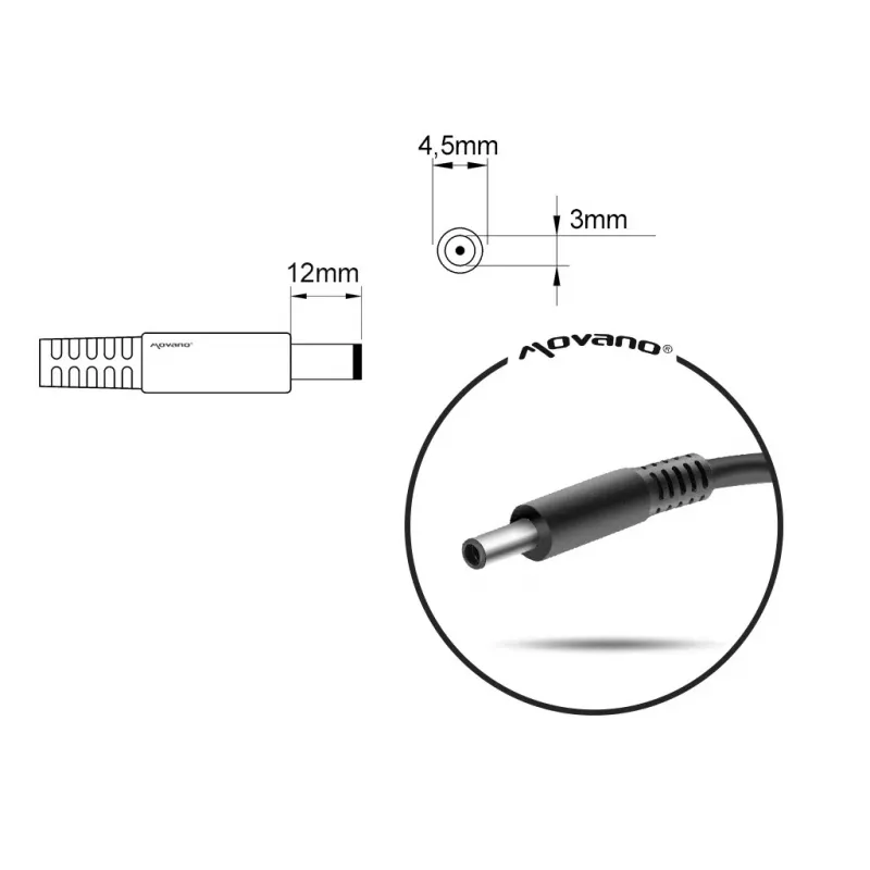 Voeding MITSU 19 V 4,74 A model 5ZM013 voor draagbare apparaten