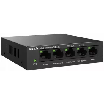 Bedrade router Tenda G0-5G-PoE Gigabit Ethernet zwart IPSec VPN