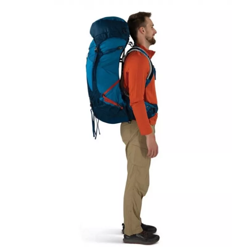 Trekkingrugzak Osprey Atmos AG LT 65 Navy L/ XL