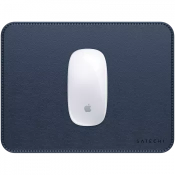 Satechi Premium Muis Pad – Vegan-Leder Muispad (Blauw)