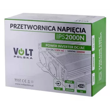 Spanningsomvormer Volt Polska IPS 2000 N 12/230 V 1000/2000 W