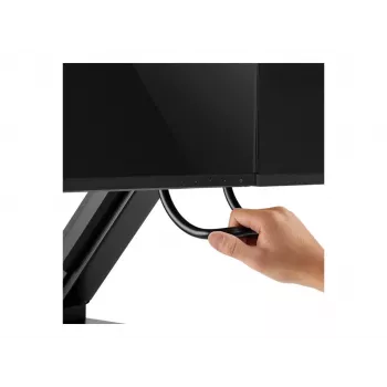 LOGILINK BP0102 dual-monitorhouder 17-27 inch staal ruimtebesparend