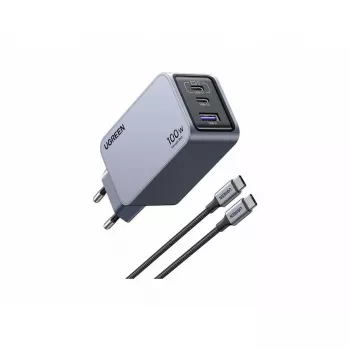 UGREEN indoor-oplader Nexode Pro 3-poorts GaN PD snellader 2 USB Type-C