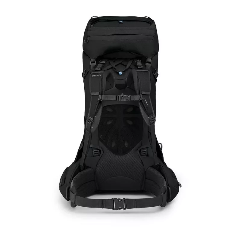 Rugzak Osprey Aether 65 — 65 L, nylon, zwart, 2,2 kg, 40 cm breedte, heren