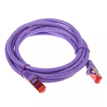 InLine Patchkabel S/FTP PiMF Cat.6 250MHz PVC koper paars 2m
