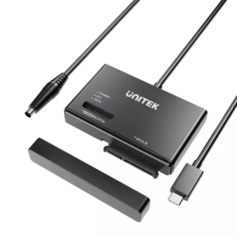 SSD-behuizing UNITEK S1232A01-EU zwart M.2/2,5 inch/3,5 inch 10 Gbit/s