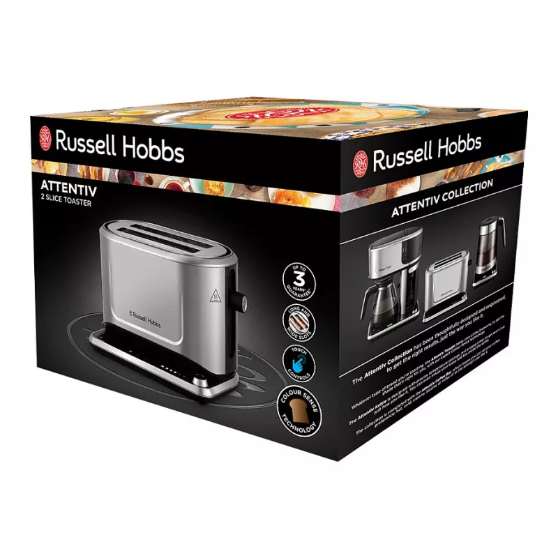 Broodrooster Russell Hobbs 26210-56 2 sneetjes satijnstaal
