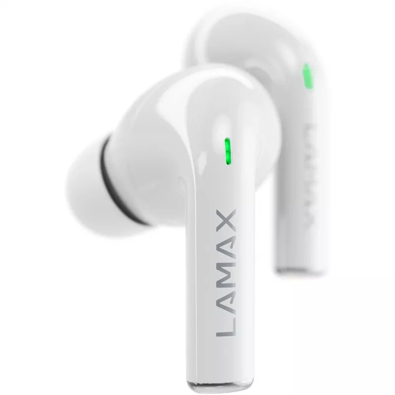 LAMAX Electronics WIRELESS HEADPHONES LAMAX CLIPS1 LMXCL1W IN-EAR WHITE - koptelefoon