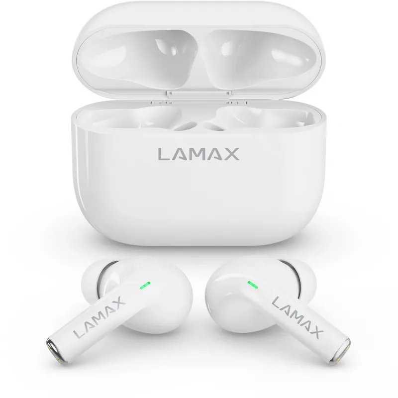 LAMAX Electronics WIRELESS HEADPHONES LAMAX CLIPS1 LMXCL1W IN-EAR WHITE - koptelefoon