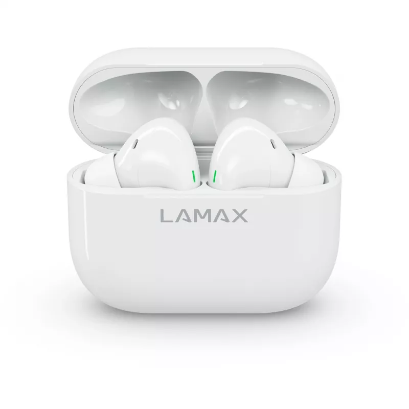 LAMAX Electronics WIRELESS HEADPHONES LAMAX CLIPS1 LMXCL1W IN-EAR WHITE - koptelefoon