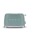 Smeg TSF01EGMEU toaster 6 2 sneetjes 950 W chroom, groen