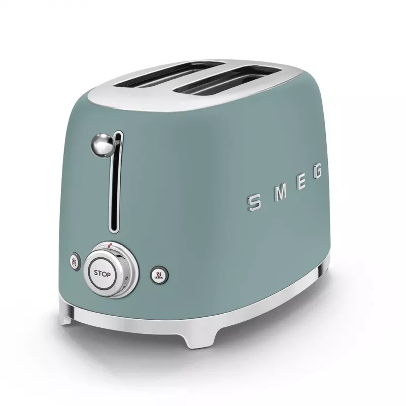 Smeg TSF01EGMEU toaster 6 2 sneetjes 950 W chroom, groen