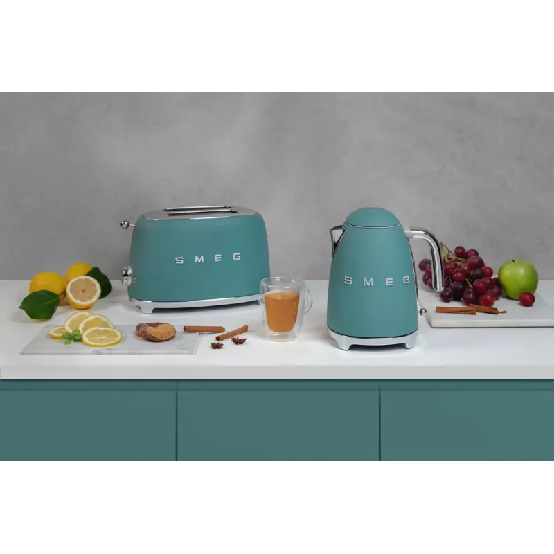 Smeg TSF01EGMEU toaster 6 2 sneetjes 950 W chroom, groen