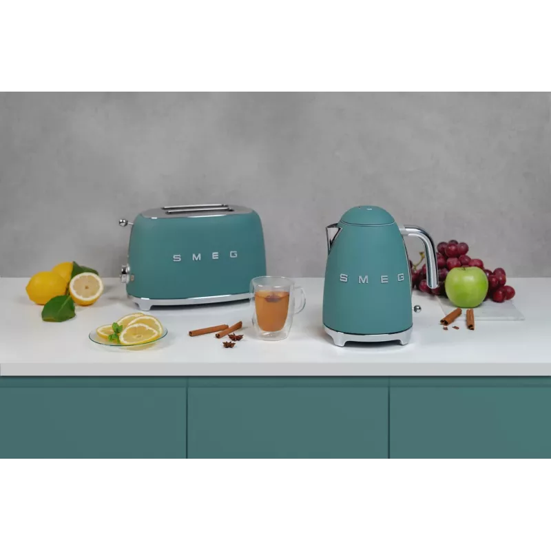 Smeg TSF01EGMEU toaster 6 2 sneetjes 950 W chroom, groen