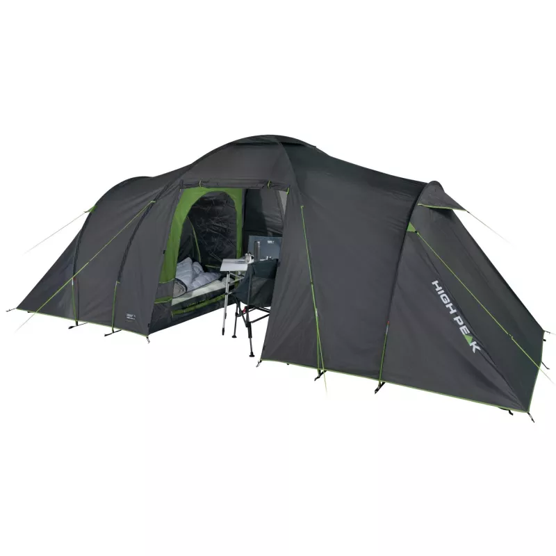 High Peak Como 6.0 groen, grijs tunneltent