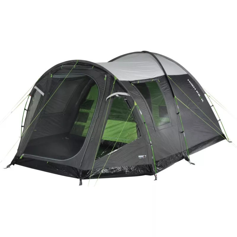 High Peak Santiago 5.0 Green, Grey vis-a-vis tent 11802