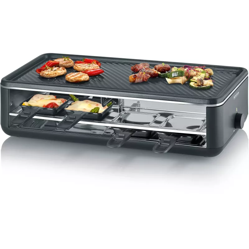 Severin RG 2365 raclettegrill 8 personen 1300 W zwart