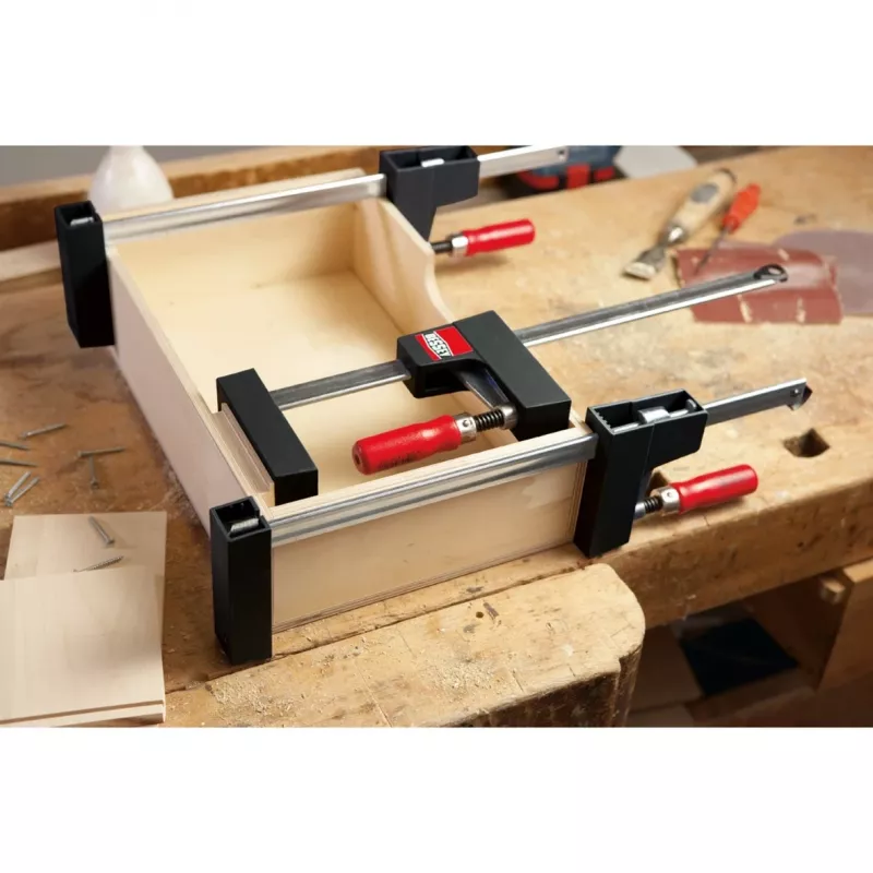 Lichte body clamp UniKlamp UK80 (zwart/rood, 800 / 80)