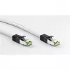 Goobay CAT 8.1 patchkabel, S/FTP (PiMF), wit, 0,5 m - LSZH halogeenvrij, koper AWG 24 (55123)