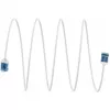 Goobay ultra-flexibele CAT 6A patchkabel slank U/UTP wit - extreem korte stekker (74286)