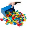 LEGO schepset 2-delig, opbergbox rood/blauw