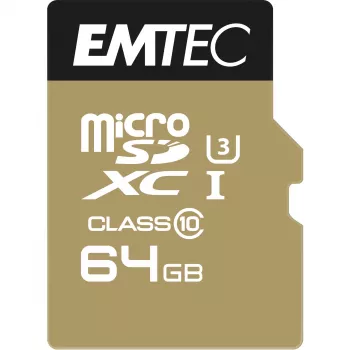 Geheugenkaart Emtec 64 GB MicroSDXC Class 10 ECMSDM64GXC10SP