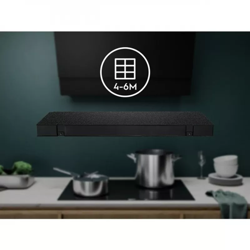 Afzuigkapfilter Electrolux MCFE18ST, actieve kool, 372×112×73 mm, compatibel met AEG