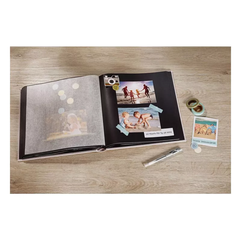 Fotoalbum Walther Design Fun Zwart 100 blad L