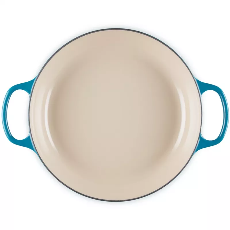 Le Creuset Signature platte ronde braadpan 30 cm Deep Teal (21180306422430)