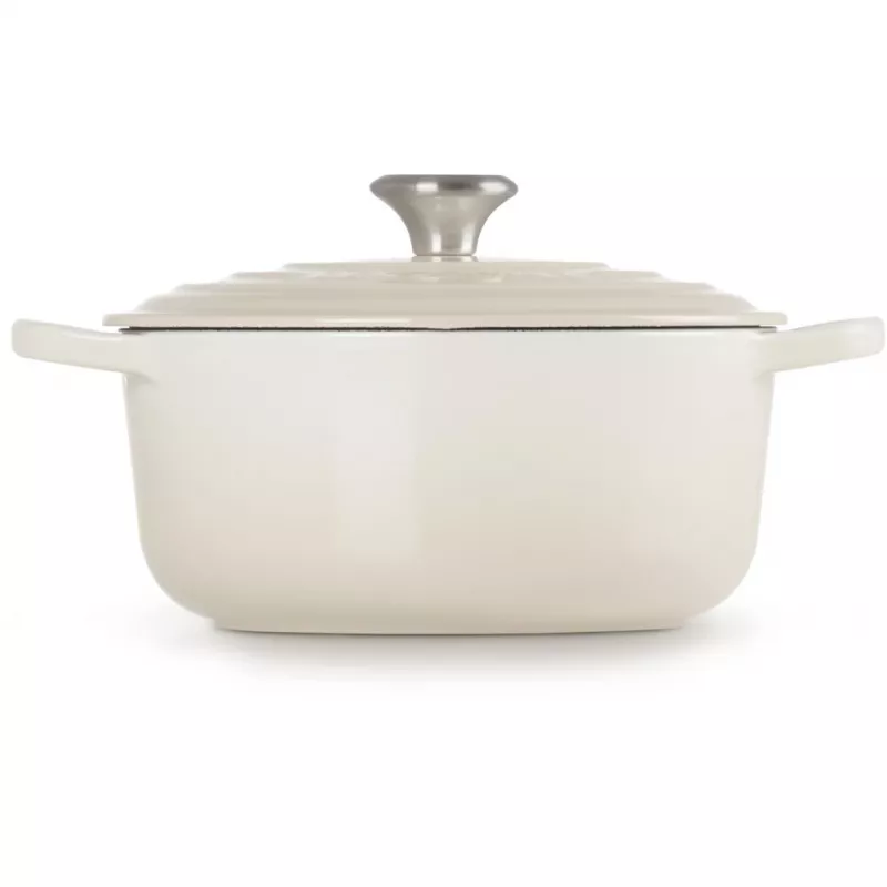 Le Creuset Signature Braadpan rond 22 cm Meringue creme (21177227164430)