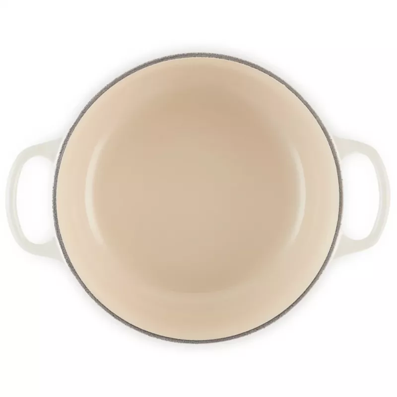 Le Creuset Signature Braadpan rond 22 cm Meringue creme (21177227164430)