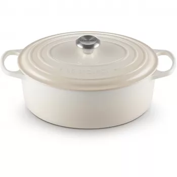 Le Creuset Signature Braadpan ovaal 31 cm Meringue (21178317164430)
