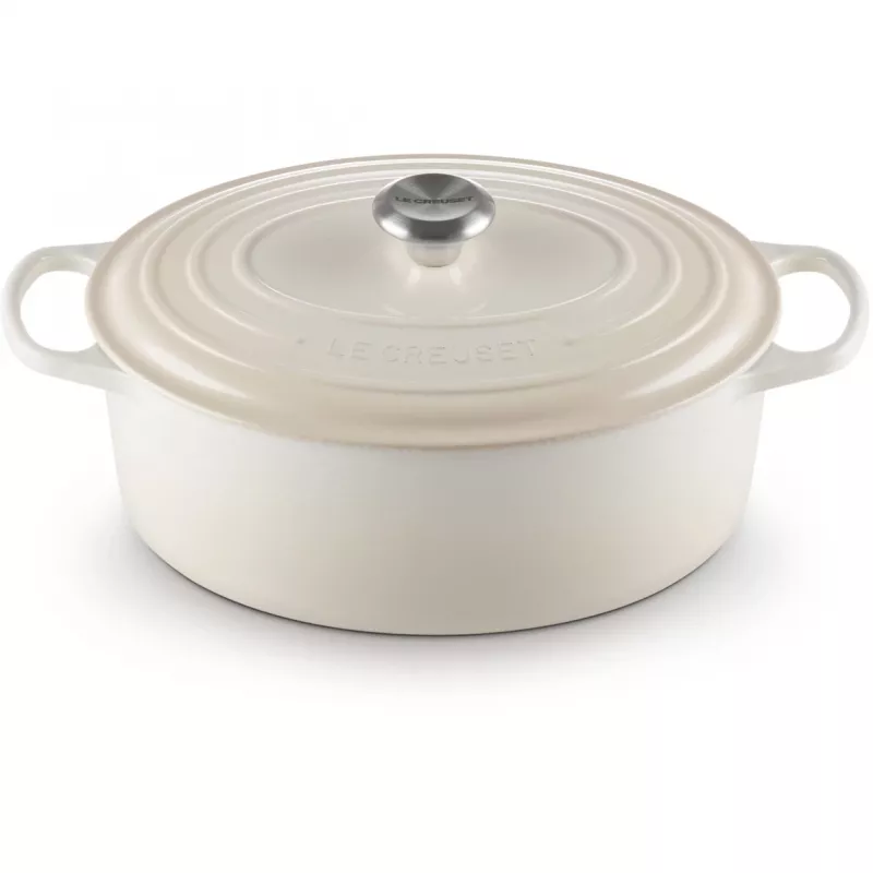 Le Creuset Signature Braadpan ovaal 31 cm Meringue (21178317164430)