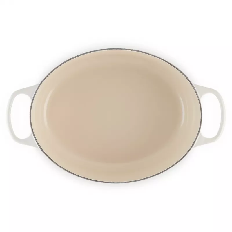 Le Creuset Signature Braadpan ovaal 31 cm Meringue (21178317164430)