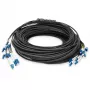 Digitus voorgeassembleerde glasvezel universele breakout-kabel singlemode OS2 12 vezels LC/UPC - LC/UPC 150m