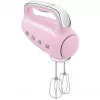 Smeg HMF01PKEU handmixer in 50er-jaren retro-design roze