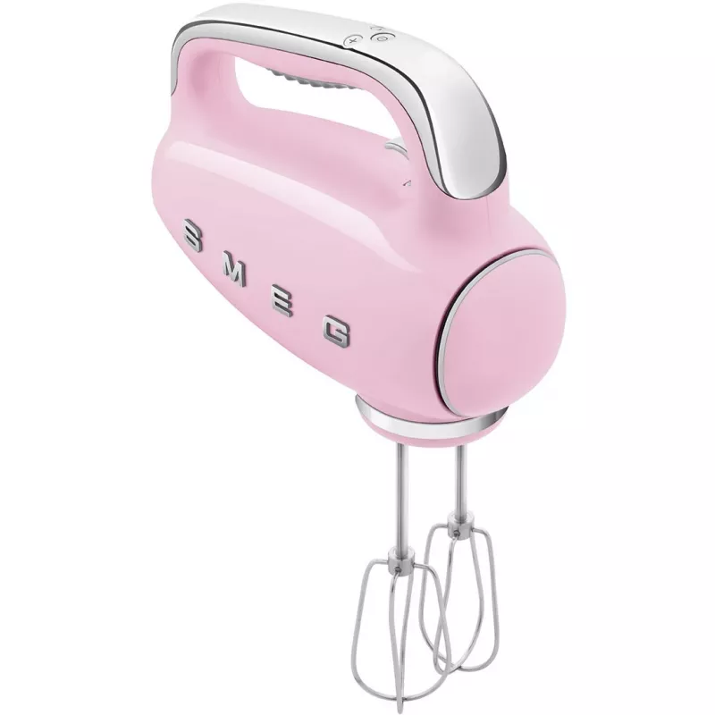 Smeg HMF01PKEU handmixer in 50er-jaren retro-design roze