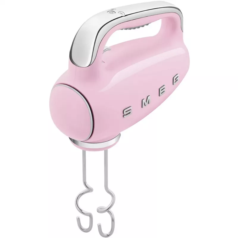 Smeg HMF01PKEU handmixer in 50er-jaren retro-design roze