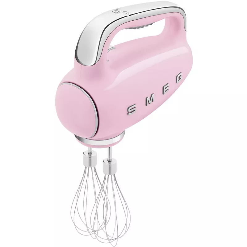 Smeg HMF01PKEU handmixer in 50er-jaren retro-design roze