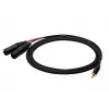SSQ kabel jack stereo 3,5 mm naar 2x XLR male MIXLR3 — 3 m audiokabel