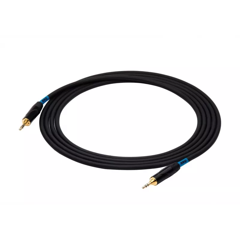 SSQ MIMI2 SS-1425 kabel minijack stereo 3,5 mm - minijack stereo 3,5 mm 2 m zwart
